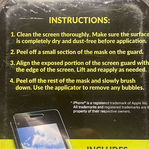 (2) iPhone X Screen Protector Glass Shatter-Resistant Screen Guard Fits iPhone X - Picture 3 of 7